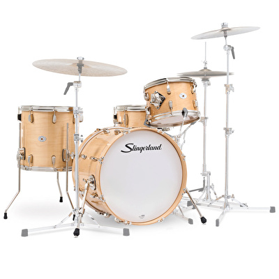 SLINGERLAND Studio King Outfit Ventura Sand Lacquer 4 Parça (20B/12T/14F/14S) Akustik Davul Seti