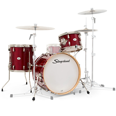 SLINGERLAND Studio King Outfit Royal Crimson Lacquer 3 Parça (20B/12T/14F) Akustik Davul Seti