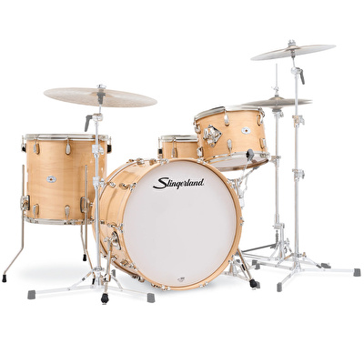 SLINGERLAND Studio King Outfit Ventura Sand Lacquer 4 Parça (22B/123T/16F/14S) Akustik Davul Seti