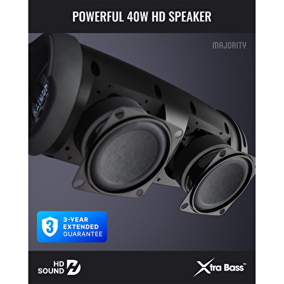 Majority Move 3 (M3) 40W IPX67 Taşınabilir Bluetooth Hoparlör