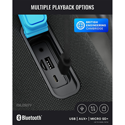 Majority Move 4 (M4) 60W IPX67 Taşınabilir Bluetooth Hoparlör