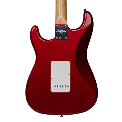 Fender Custom Shop 1960 Stratocaster Journeyman Relic Gülağacı Klavye Aged Candy Apple Red Elektro Gitar