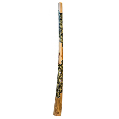 TERRE 38140014 - Boyalı Tik Ağacı Didgeridoo 150 cm