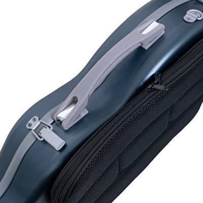 DXKY DVC-4BL Mavi Carbon Violin Case