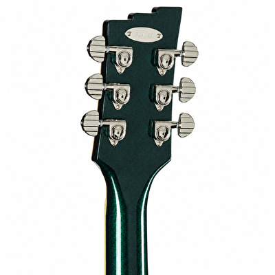 Duesenberg Mike Campbell 40th Anniversary Green/White Case Dahil Elektro Gitar