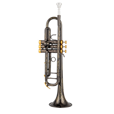 SILVER SDTR-2019B Trompet - Siyah