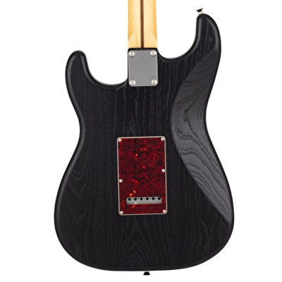 Fender Made in Japan Limited Edition Raw Ash Stratocaster Gülağacı Klavye Black w/Bag Elektro Gitar