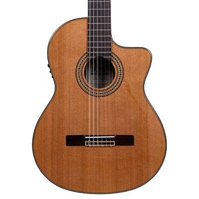 KOZMOS KCG-55CEQ Natural Elektro Klasik Gitar