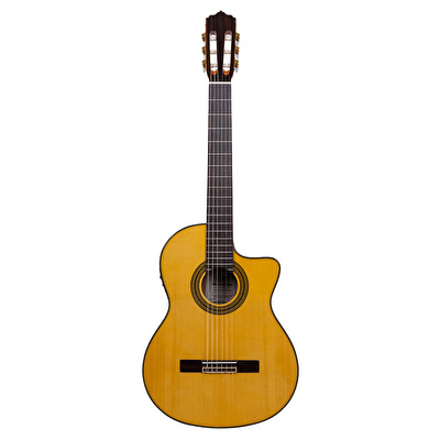 KOZMOS KFG-65CEQ Natural Elektro Flamenko Gitar