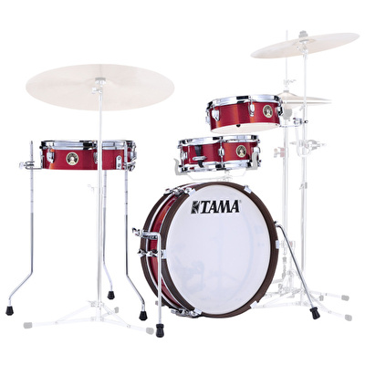 TAMA LJK48P-BRM Club-JAM Pancake Burnt Red Mist 4 Parça (18B/10T/13F/12S) Akustik Davul Seti