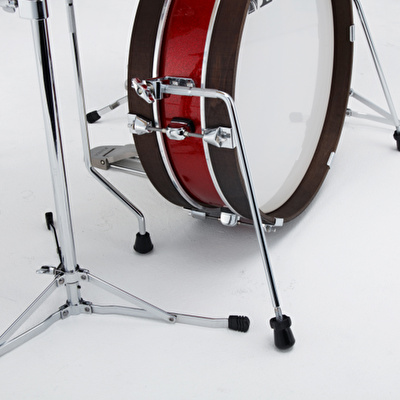 TAMA LJK48P-BRM Club-JAM Pancake Burnt Red Mist 4 Parça (18B/10T/13F/12S) Akustik Davul Seti