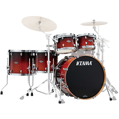 TAMA MBS52RZS-DCF Starclassic Performer Dark Cherry Fade 5 Parça (22B/10T/12T/14F/16F) Akustik Davul Seti