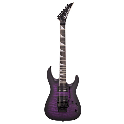 Jackson JS Series Dinky Arch Top JS32Q DKA Amaranth Klavye Transparent Purple Burst Elektro Gitar