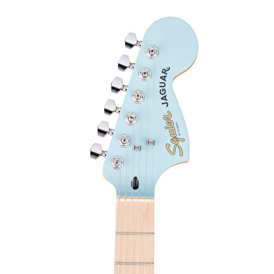 Squier Limited Edition Affinity Jaguar Laurel Klavye WPG Daphne Blue Elektro Gitar