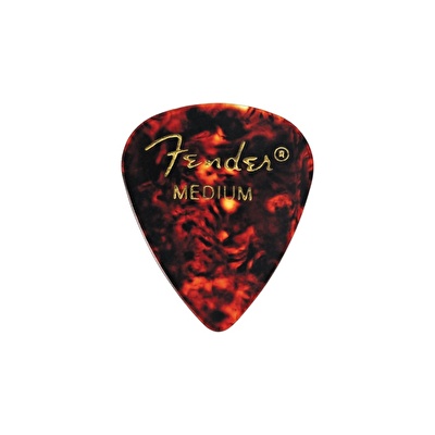 Fender Classic Celluloid Tortoise Shell 351 Shape Medium 12'li Pena