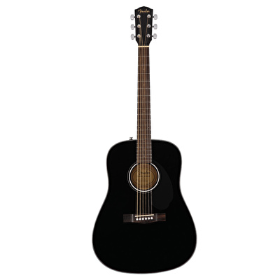 Fender CD-60 Dreadnought V3 DS Black Akustik Gitar