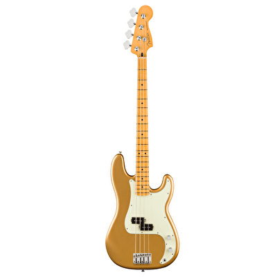 Fender 75th Anniversary Player II Precision Aztec Gold Bas Gitar