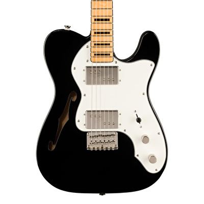 Squier Limited Edition Classic Vibe 70s Telecaster Thinline Block Bound PPG Siyah Elektro Gitar