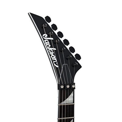 Jackson Pro Serisi Wes Borland King V Abanoz Klavye Black w White Bevels Elektro Gitar