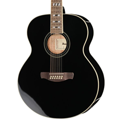 IBANEZ AJ7012M1E-BK 12 Telli Elektro Akustik Gitar