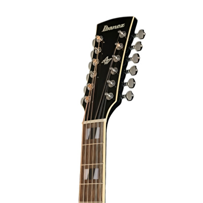 IBANEZ AJ7012M1E-BK 12 Telli Elektro Akustik Gitar