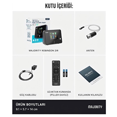 MAJORITY Robinson 2IR Internet Radyo Oynatıcı