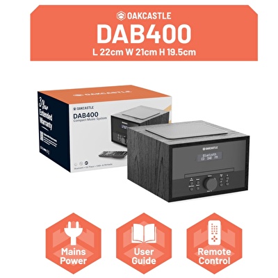 OAKCASTLE  DAB400 HIFI Müzik Sistemi