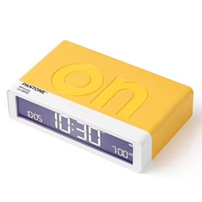 LEXON x Pantone Flip Sarı Klasik Şarj Edilebilir Alarm Saat