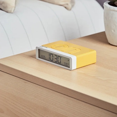 LEXON x Pantone Flip Sarı Klasik Şarj Edilebilir Alarm Saat