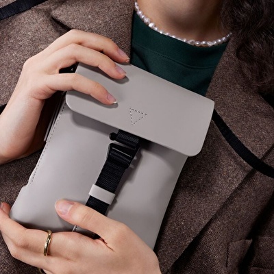 GASTON LUGA Spläsh Mini Crossbody Omuz Çantası - Taupe