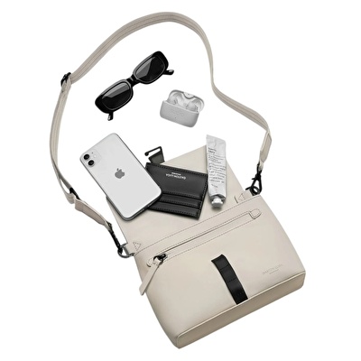 GASTON LUGA Spläsh Crossbody Bag - Cloud Cream