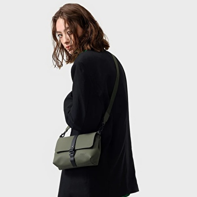 GASTON LUGA  Spläsh Crossbody Bag -Zeytin Yeşili