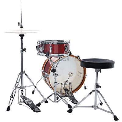 TAMA LJK28H4-CPM Club-JAM Mini Candy Apple Mist 2 Parça (18B/12T) Aksamlı Akustik Davul Seti