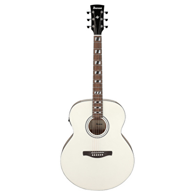 IBANEZ AJ70M2E-PW Solid Sitka Spruce Elektro Akustik Gitar