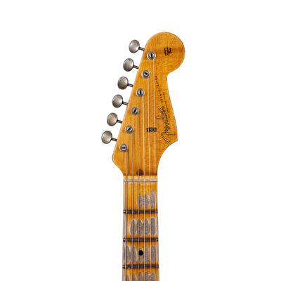 Fender Custom Shop 1957 Stratocaster Heavy Relic Aged Fiesta Red Elektro Gitar