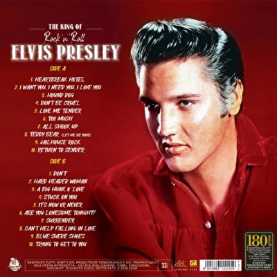 Elvis Presley -The King (Kırmızı Plak)