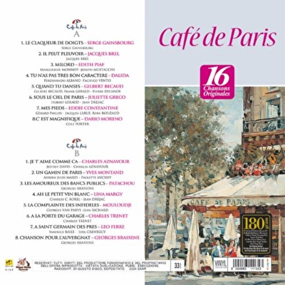 Various Artists - Cafe De Paris (Mor Renkli LP)
