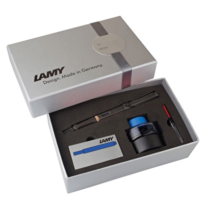 LAMY Set Safari Dolma Kalem Seti M G.Kutu Mat Siyah