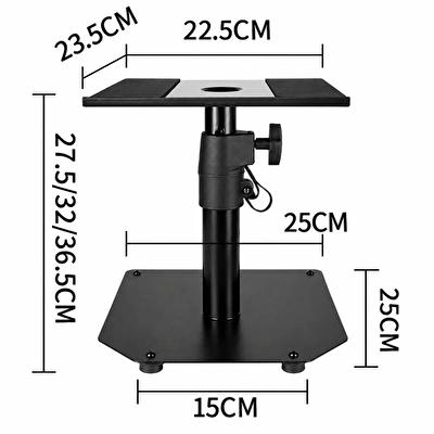 KOZMOS KS-SS042 Masaüstü Referans Monitor Standı (Çift)
