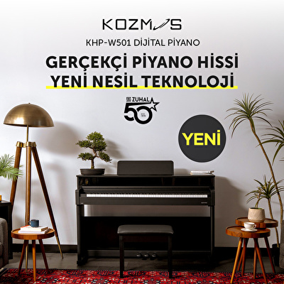 KOZMOS KHP-W501 Ahşap Tuşlu Dijital Piyano