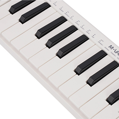 M-VAVE SMK-25 MINI WHITE 25 Tuşlu Kablosuz Şarjlı MIDI Klavye