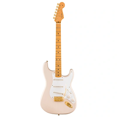Fender Limited Edition Vintera III Late 50's Stratocaster Gold Hardware White Blonde Elektro Gitar (Gigbag Dahil)