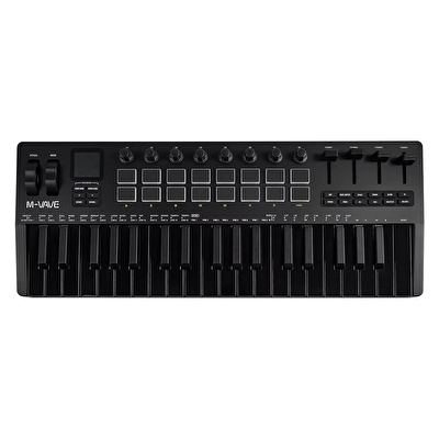 M-VAVE SMK-37 PRO 37 Tuşlu Kablosuz MIDI Klavye (Siyah)