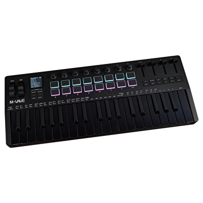 M-VAVE SMK-37 PRO 37 Tuşlu Kablosuz MIDI Klavye (Siyah)