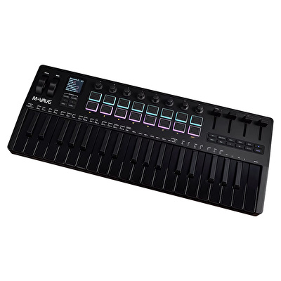 M-VAVE SMK-37 PRO 37 Tuşlu Kablosuz MIDI Klavye (Siyah)