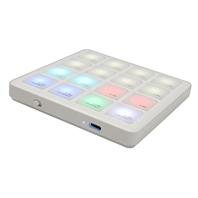 M-VAVE SMC-PAD POCKET Kablosuz MIDI Pad Kontrol Cihazı (Beyaz)