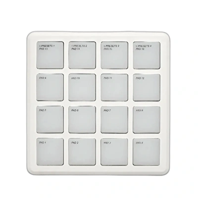 M-VAVE SMC-PAD POCKET Kablosuz MIDI Pad Kontrol Cihazı (Beyaz)