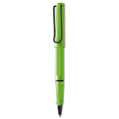 LAMY Safari Roller Kalem Metal Siyah Klips Yeşil