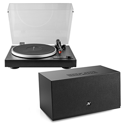 Audio Pro C10 MKII W Hoparlör, Dual CS 418 Pikap Black Hi-Fi Müzik Sistemi