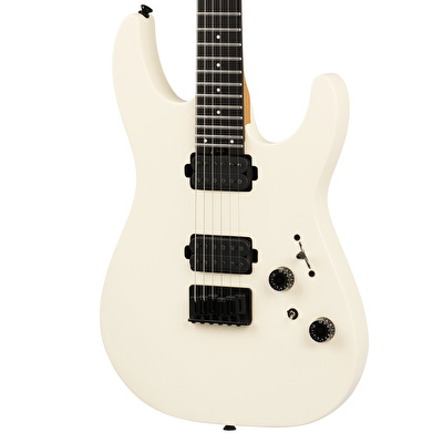 Charvel Pro-Mod Plus Dinky DK24 HH HT Creme White Elektro Gitar (Gigbag Dahil)
